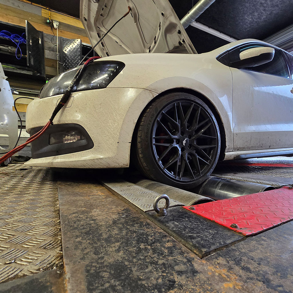 Volkswagen Polo prepared for ECU tuning